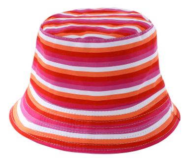 Lesbian Pride Small Stripes Bucket Hat Gay Pride Accessory.