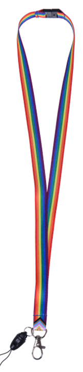 New Progressive Pride Lanyard, Gay Pride Accessories.