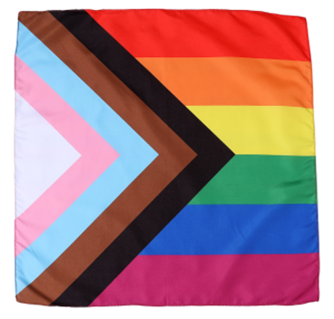 Progressive Pride Bandana Gay Pride LGBTQ Accessories.