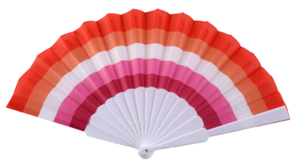 Lesbian Pride Gay Pride Hand Held Fan A Gay Pride Festival Essential.