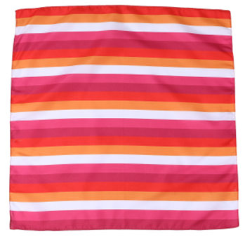 Lesbian Pride Bandana, Ideal For Gay Pride Festivals LGBTQ Accessories.