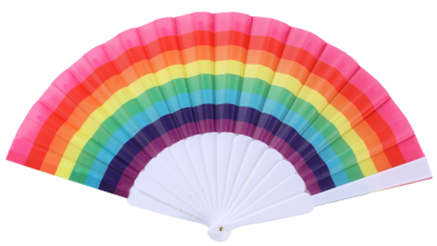 Original 1978 Gay Pride Fan.  Gay Pride Festival Essential.