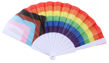 Progressive Pride Hand Held Fan