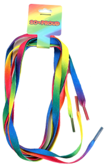 Gay Pride Rainbow Shoe Lace