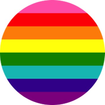 Original 1978 Gay Pride Flag Pin Badge.  LGBTQ+ Badges and Accessories