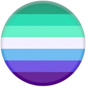 Pride Man Loving Man Badge Gay Pride Pin Badge.