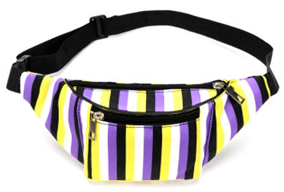 Nonbinary Pride  Bum Bag, Gay Pride Accessories.