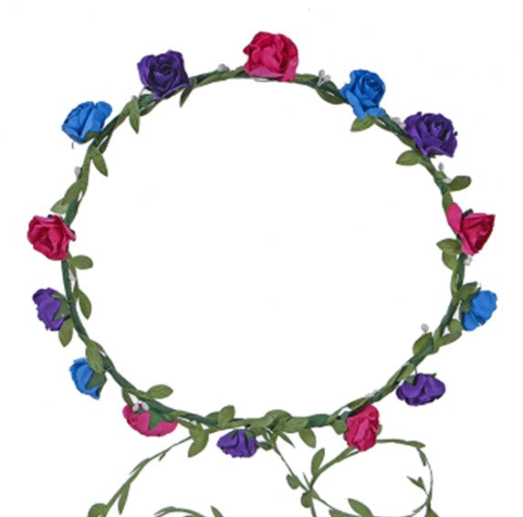 Bisexual Pride Flower Garland LGBTQ Gay Pride Flower Crowns