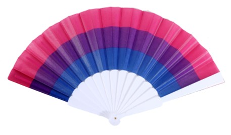 Bisexual Pride Fan LGBTQ HAnd Held Fans