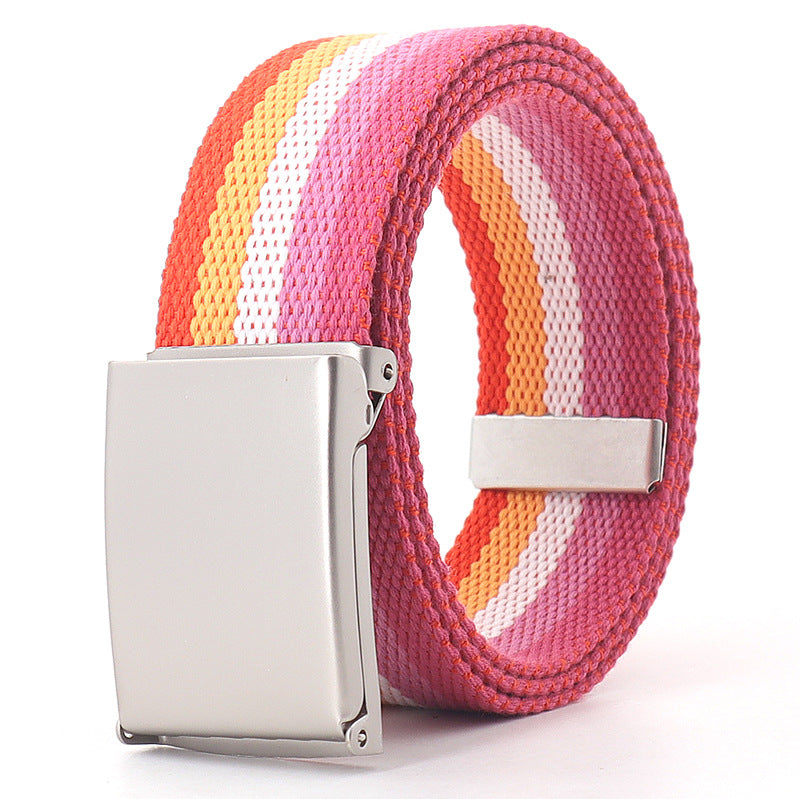 Lesbian Pride Webbing Belt