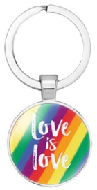 Love is Love Rainbow Key Ring