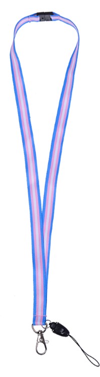 Transgender Pride Safety Lanyard.  Gay Pride LGBTQ Safety Lanyards