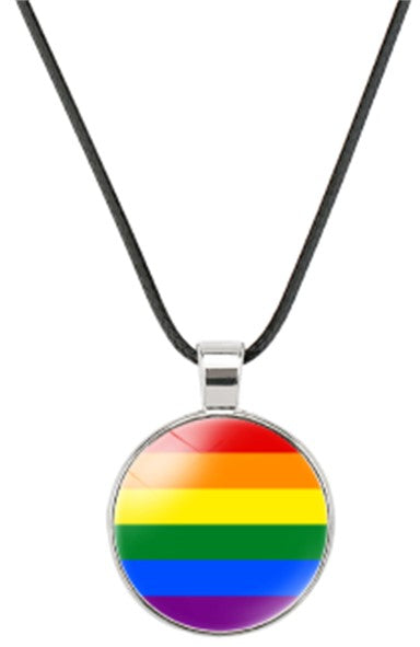Gay Pride Rainbow Necklace.  LGBTQ+ Accessories.