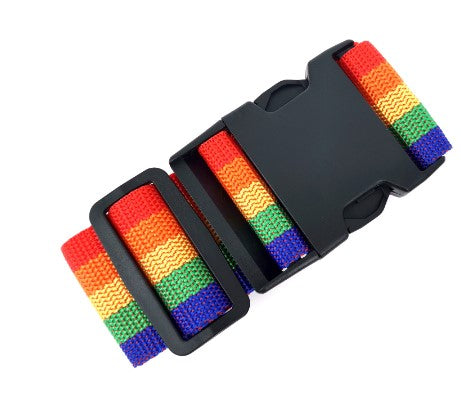 Rainbow Gay Pride Luggage Strap. Perfect Gay Pride Accessories.