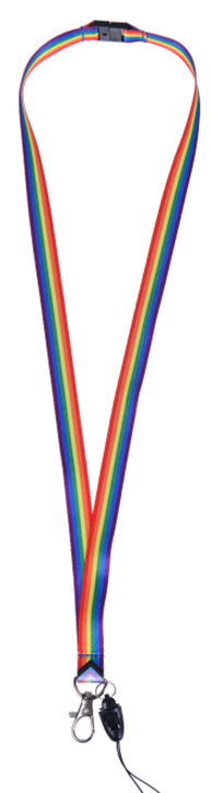 Progressive Pride Safety Lanyard LGBTQ+ Lanyards and Accessories.