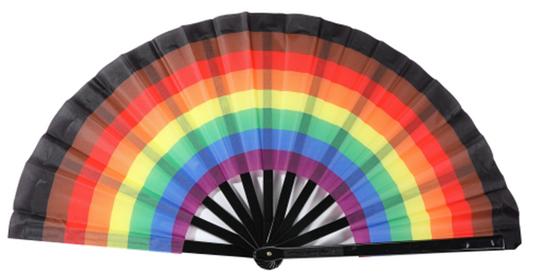 New 8 Colour Gay Pride XL Cracking Fan