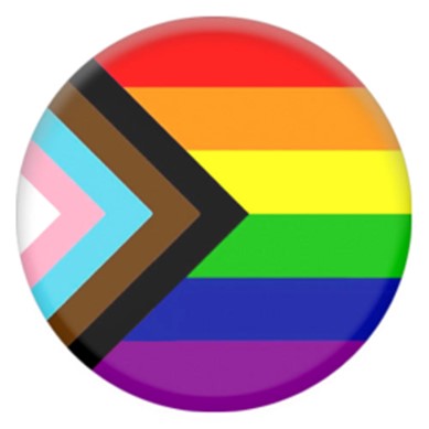 Progressive Pride Gay Pride Pin Badge 2.5cm