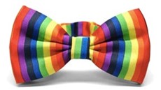 Rainbow Gay Pride Bow Tie Gay Pride Accessories