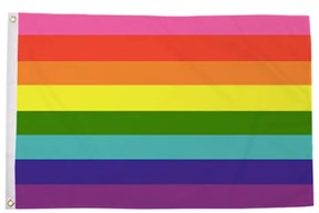 Gilbert Baker Gay Pride Flag Original 1978 Gay pride Flag