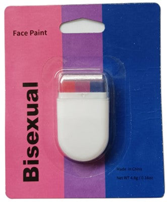 Bisexual Pride Face Paints.  LGBTQ Face Stirpy Paints