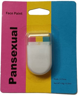 Pansexual Pride Face PaintsGBTQ Fan Brush Style Face Paints