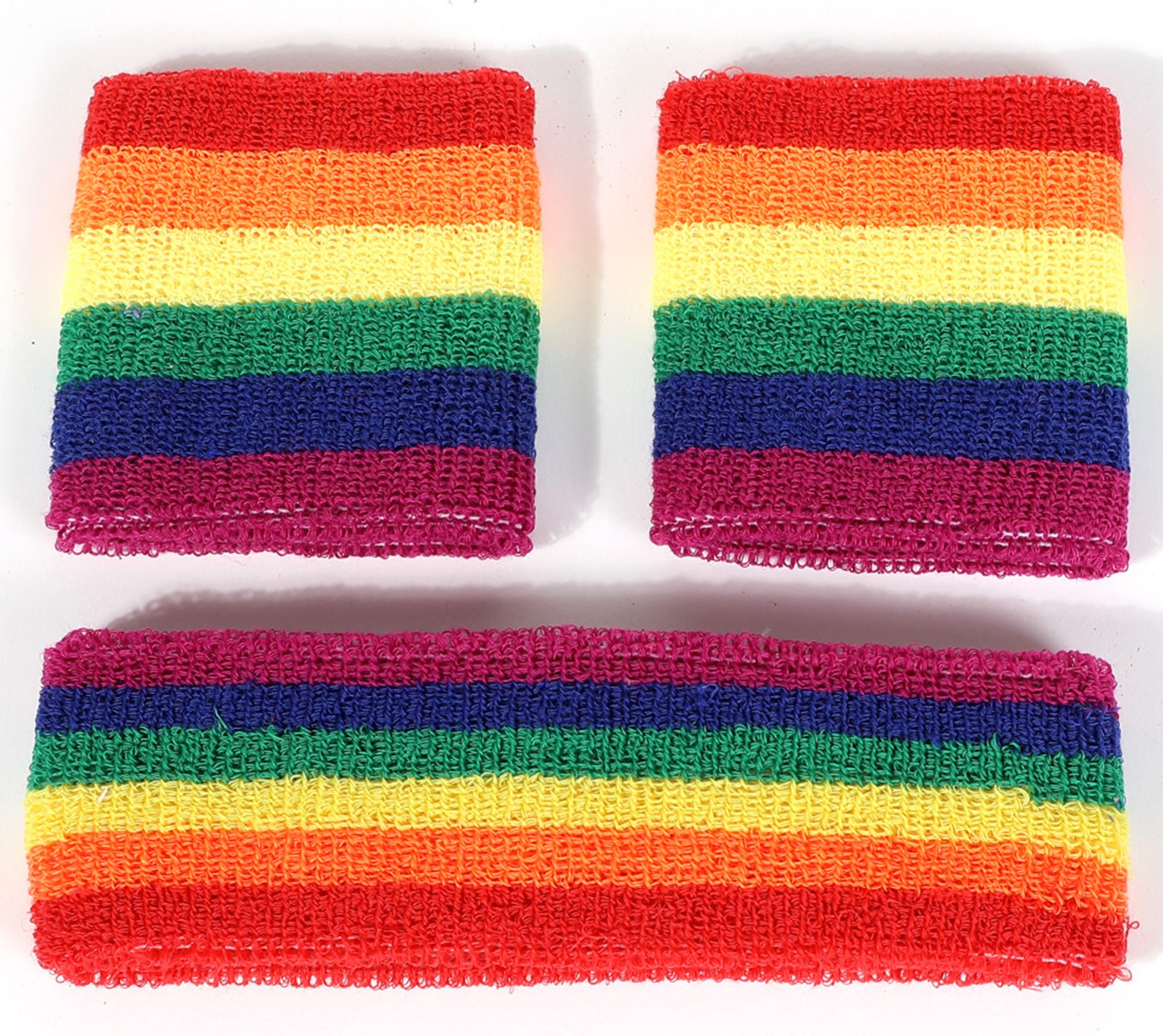 Gay Pride Rainbow Sweatbands, Gay pride Festival Accessories.