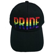 Gay Pride BaseBall Cap Black, Great Gay Pride Festival Hat