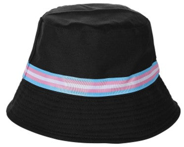 Transgender Pride Banded Bucket Hat LGBTQ Sun Hats