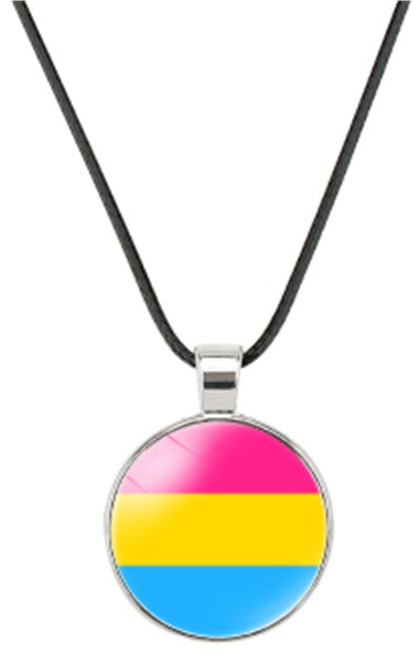 Pansexual Pride Necklace.  Gay Pride LGBTQ+ Accessories.
